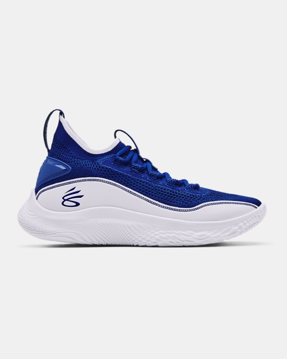 Curry Flow 8 Basketball Shoes, Blue, pdpMainDesktop image number 0
